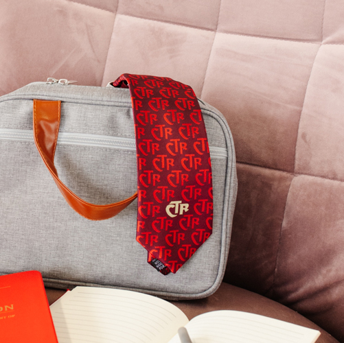 Men's Red CTR Necktie - RM-HTL052