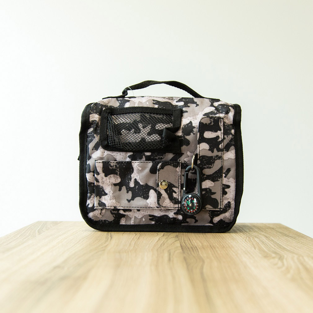 Gray Camo Scripture Case with Compass - BM-BWCAMO-COLIN