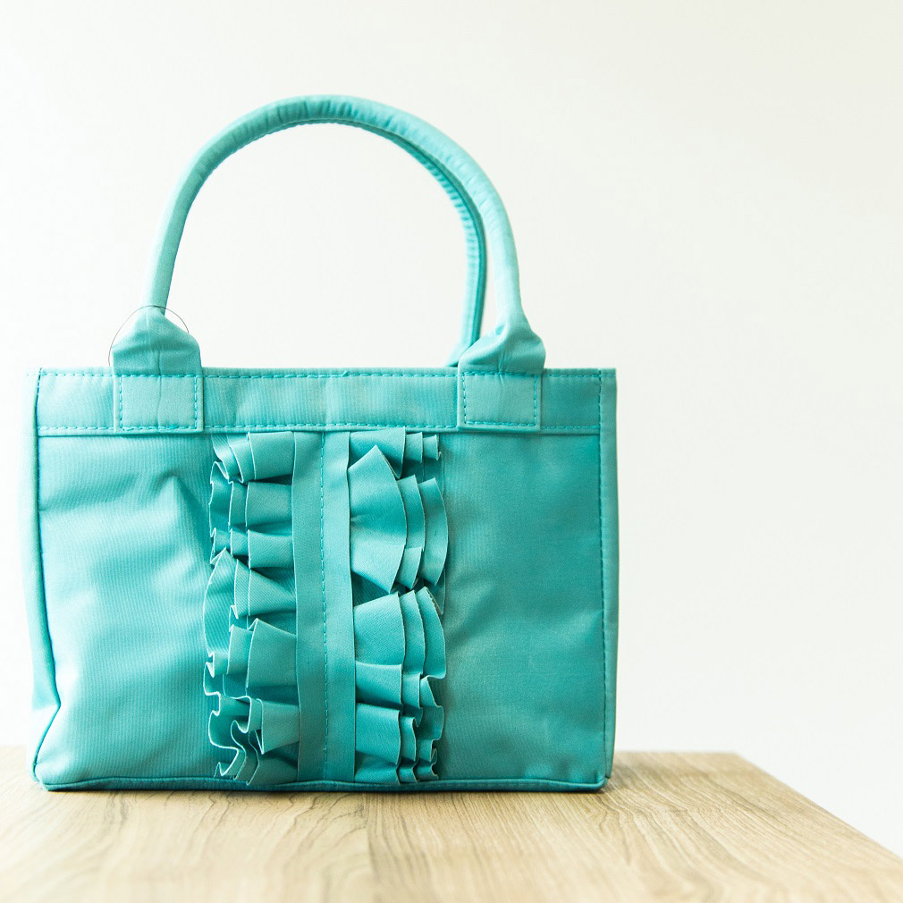 Turquoise Ruffle Scripture Case - BM-JAN