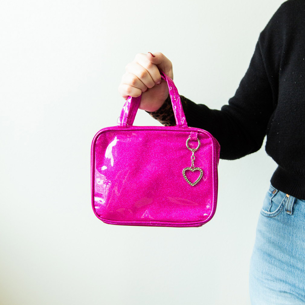 Pink Glitter Scripture Case - BM-MEG