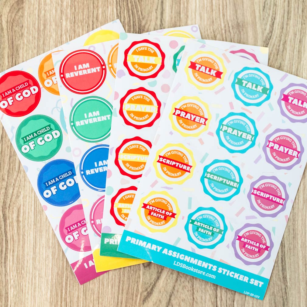 LDS Primary Stickers Bundle - LDP-SP-PRIM-BUND