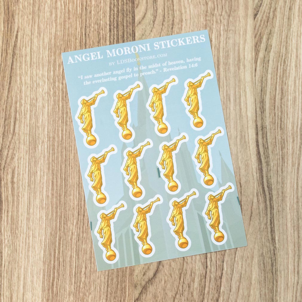 Angel Moroni Sticker Pack - LDP-SS-MORONI