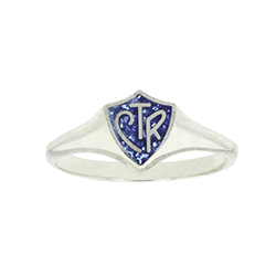Blue Sparkle CTR Ring