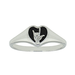 I Love You Sign Language Ring