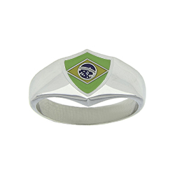 Brazil Flag Ring 
