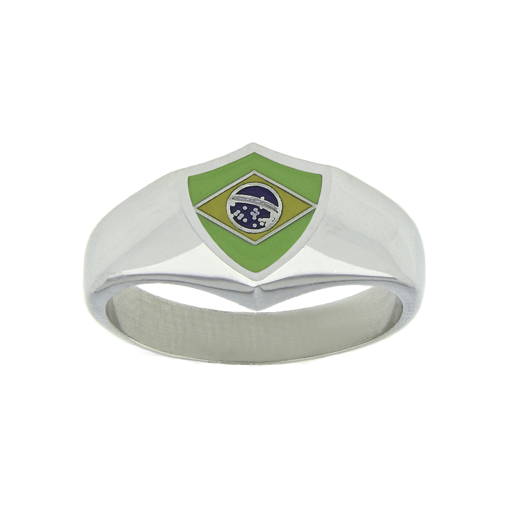 Brazil Flag Ring - SA-RNGFG18