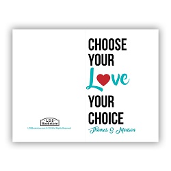 Choose Your Love Valentines Day Card - Digital Download valentines day printable card, lds valentines day card, valentines day printable, lds valentines day printable card