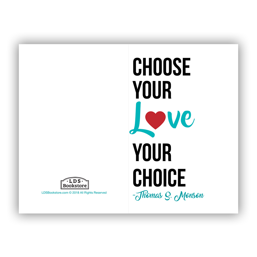 Choose Your Love Valentine's Day Card - Digital Download - LDPD-PBL245