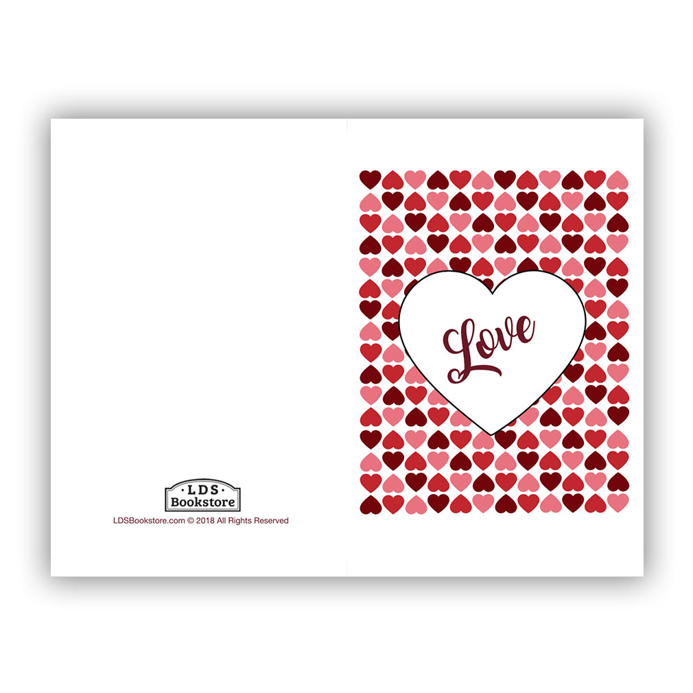 Heart Grid Valentine's Day Card - Digital Download - LDPD-PBL247
