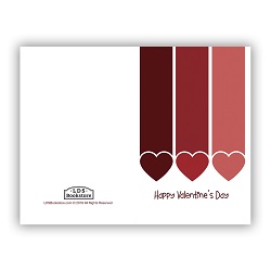 Falling Hearts Valentines Day Card - Digital Download valentines day printable card, lds valentines day card, valentines day printable, lds valentines day printable card