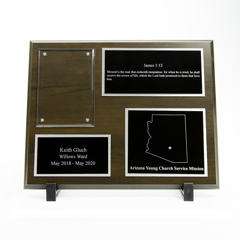 Missionary Plaque REPLACEMENT PLATES - LDP-REPLACEMENTPLATE