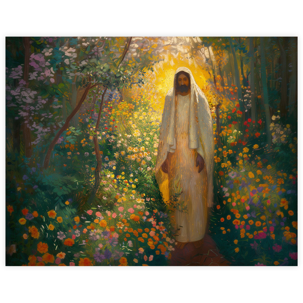 God is Love - Framed/Unframed Wall Art - LDP-ART-DA-GIL