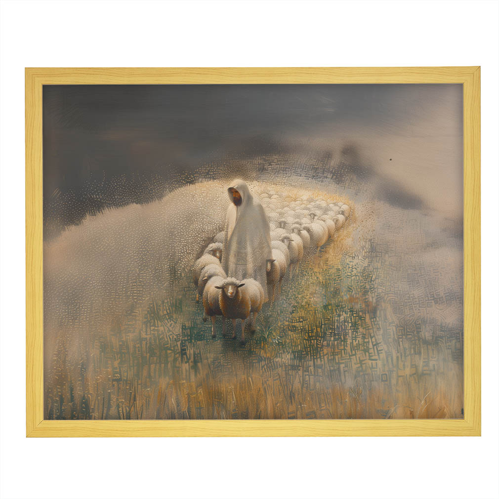 The Lord is My Shepherd - Framed/Unframed Wall Art - LDP-ART-DA-LMS