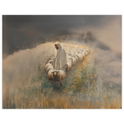 The Lord is My Shepherd - Framed/Unframed Wall Art