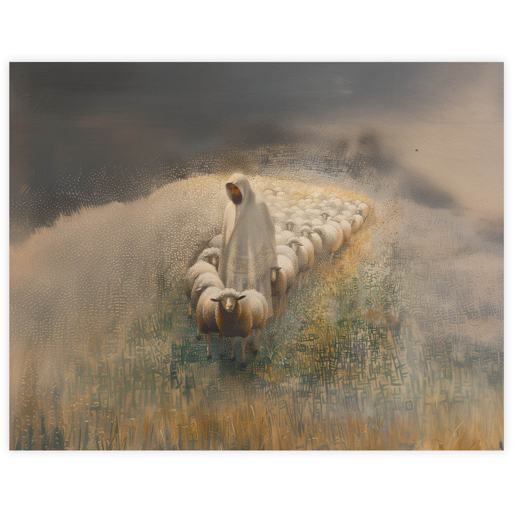 The Lord is My Shepherd - Framed/Unframed Wall Art - LDP-ART-DA-LMS