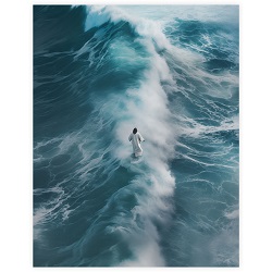 Nor Height, Nor Depth - Framed/Unframed Wall Art