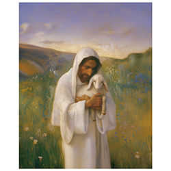 No Want Shall I Know - Framed/Unframed Wall Art lds art, jesus lds art, framed lds art, lds artwork, lds wall art, jesus christ lds art
