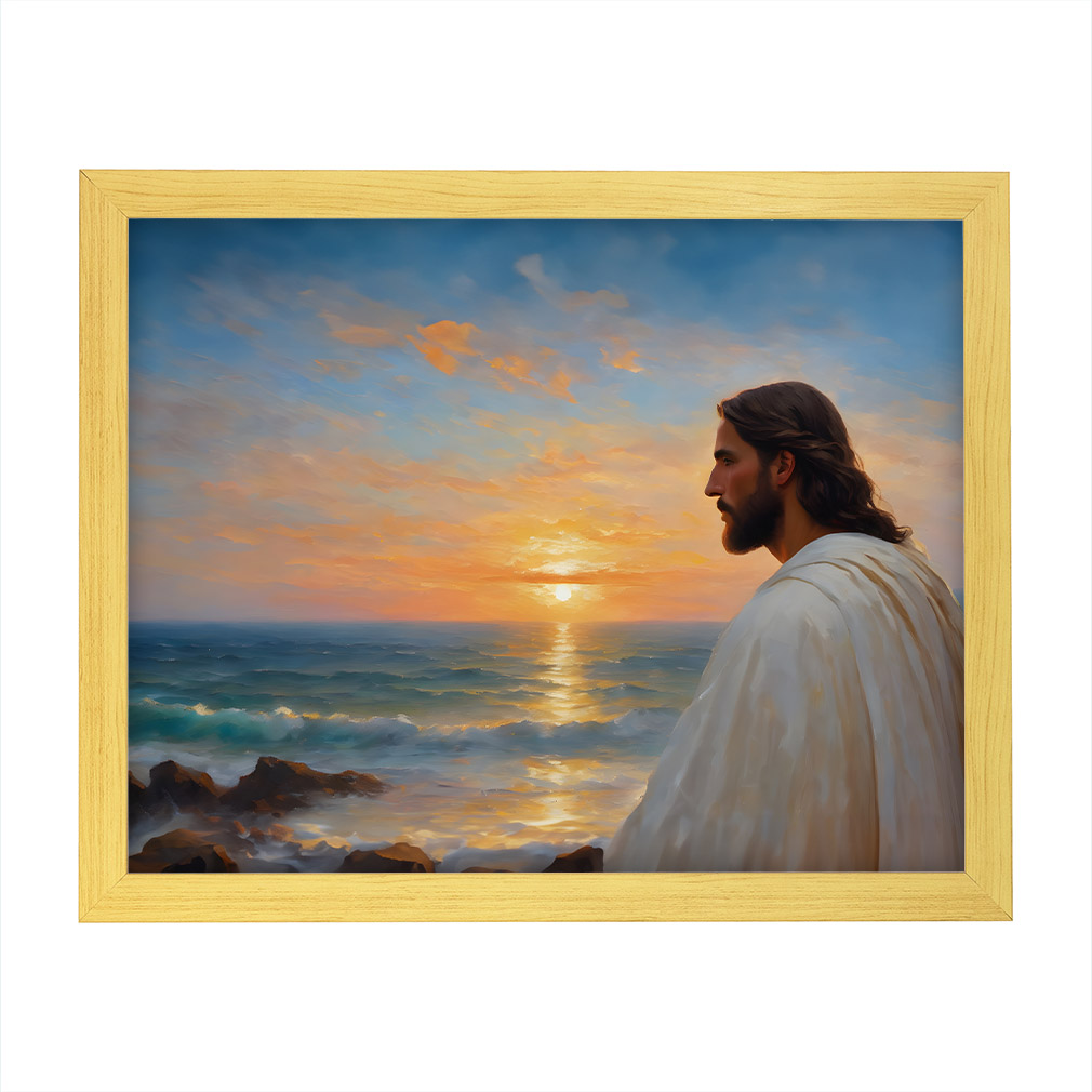 The Blissful Shore - Framed/Unframed Wall Art - LDP-ART-DA-TBS