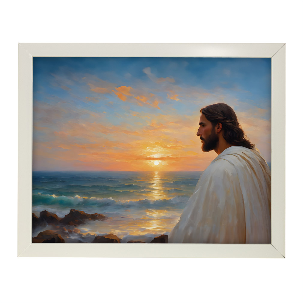 The Blissful Shore - Framed/Unframed Wall Art - LDP-ART-DA-TBS