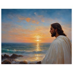 The Blissful Shore - Framed/Unframed Wall Art