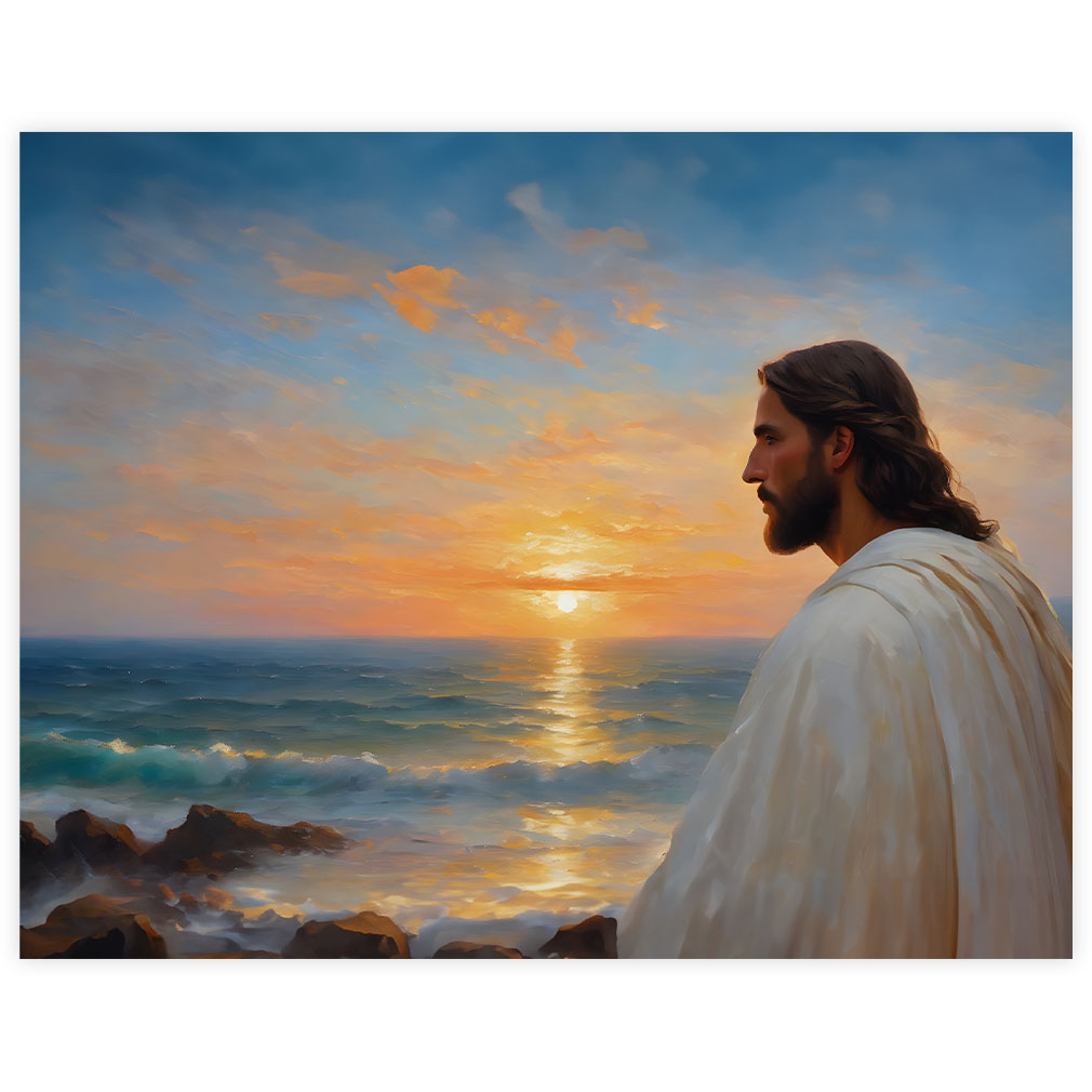The Blissful Shore - Framed/Unframed Wall Art - LDP-ART-DA-TBS