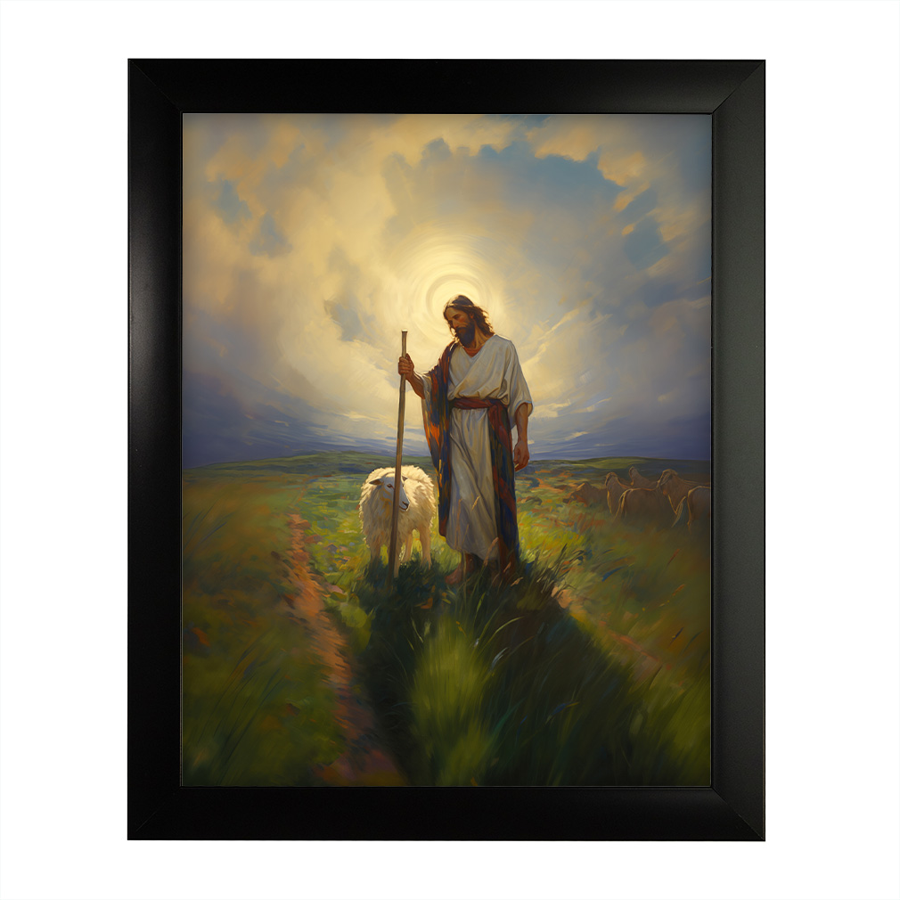 Thy Staff Be My Stay - Framed/Unframed Wall Art - LDP-ART-DA-TSBMS