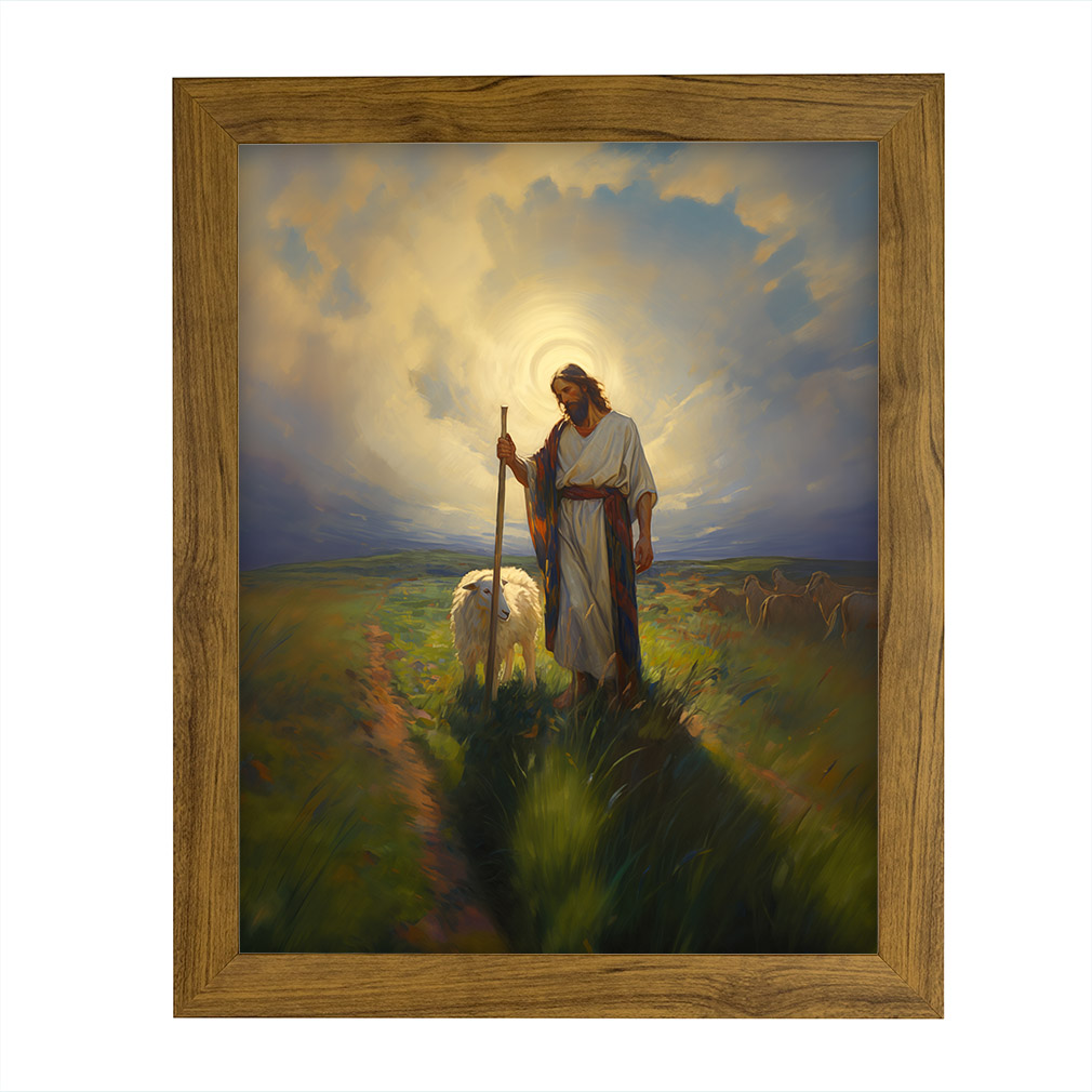 Thy Staff Be My Stay - Framed/Unframed Wall Art - LDP-ART-DA-TSBMS