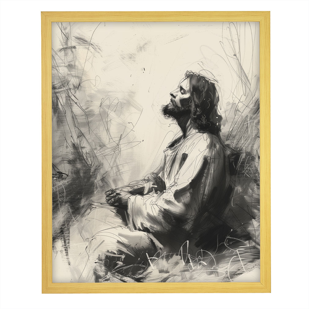 Thy Will Be Done - Framed/Unframed Wall Art - LDP-ART-DA-TWBD