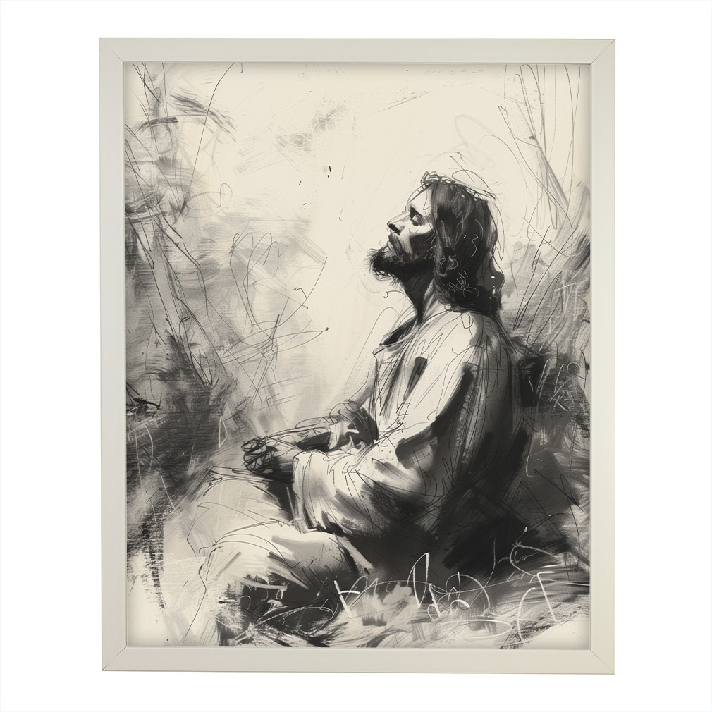 Thy Will Be Done - Framed/Unframed Wall Art - LDP-ART-DA-TWBD