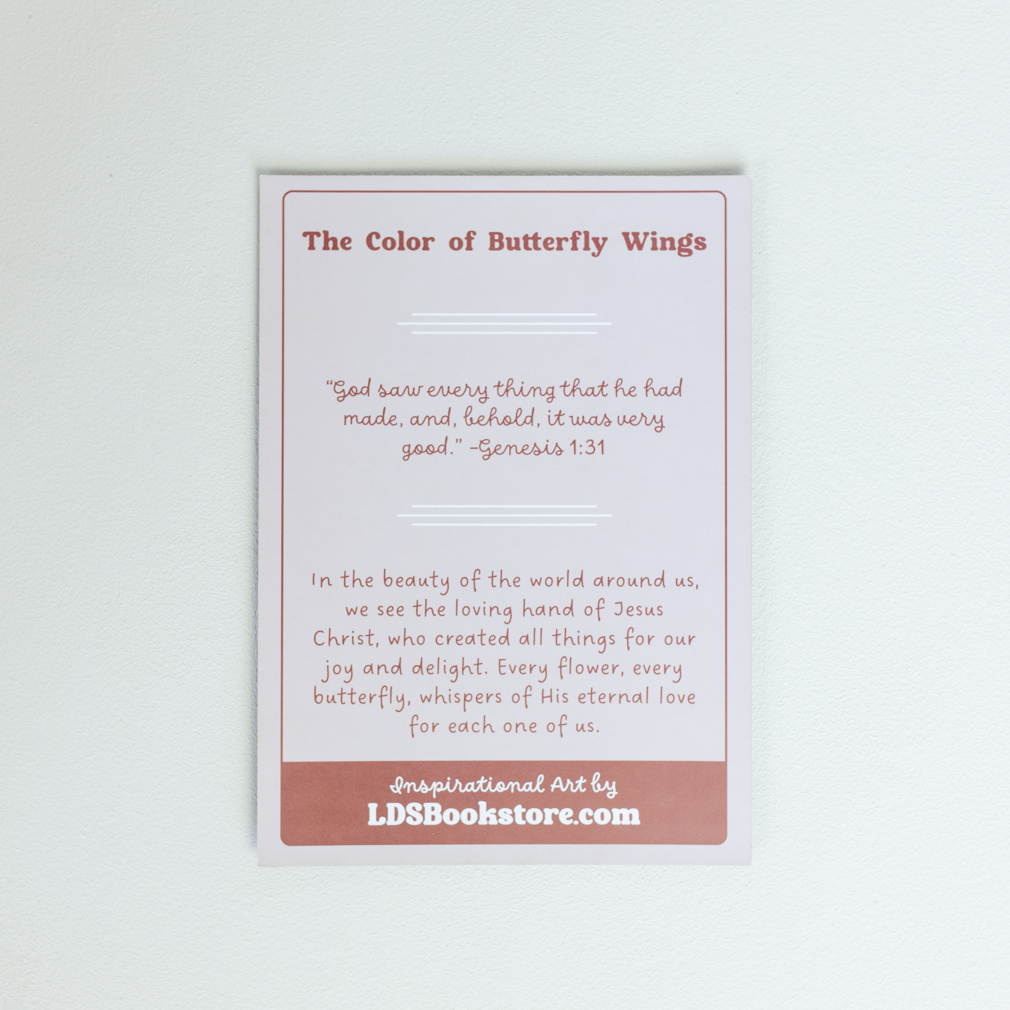 The Color of Butterfly Wings - Print - LDP-ART-P-DA-CBW