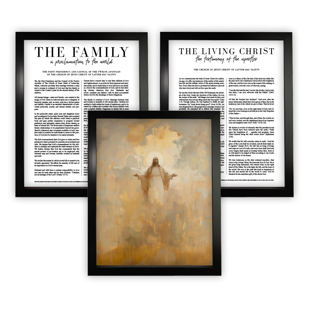 Dawning of a Brighter Day Proclamation Set - Framed/Unframed Wall Art - LDP-ART-PRO-SET-DBD