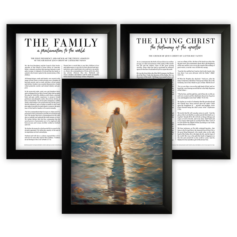 Be Not Afraid Proclamation Set - Framed/Unframed Wall Art - LDP-ART-PRO-SET-BNA