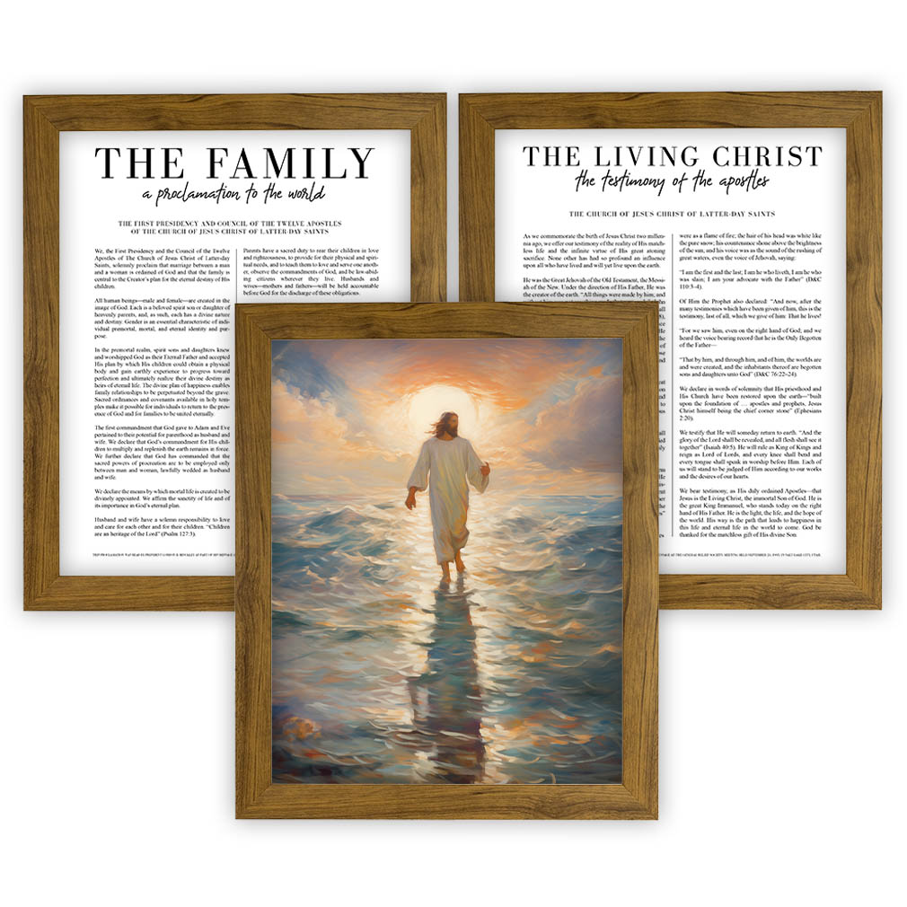 Be Not Afraid Proclamation Set - Framed/Unframed Wall Art - LDP-ART-PRO-SET-BNA