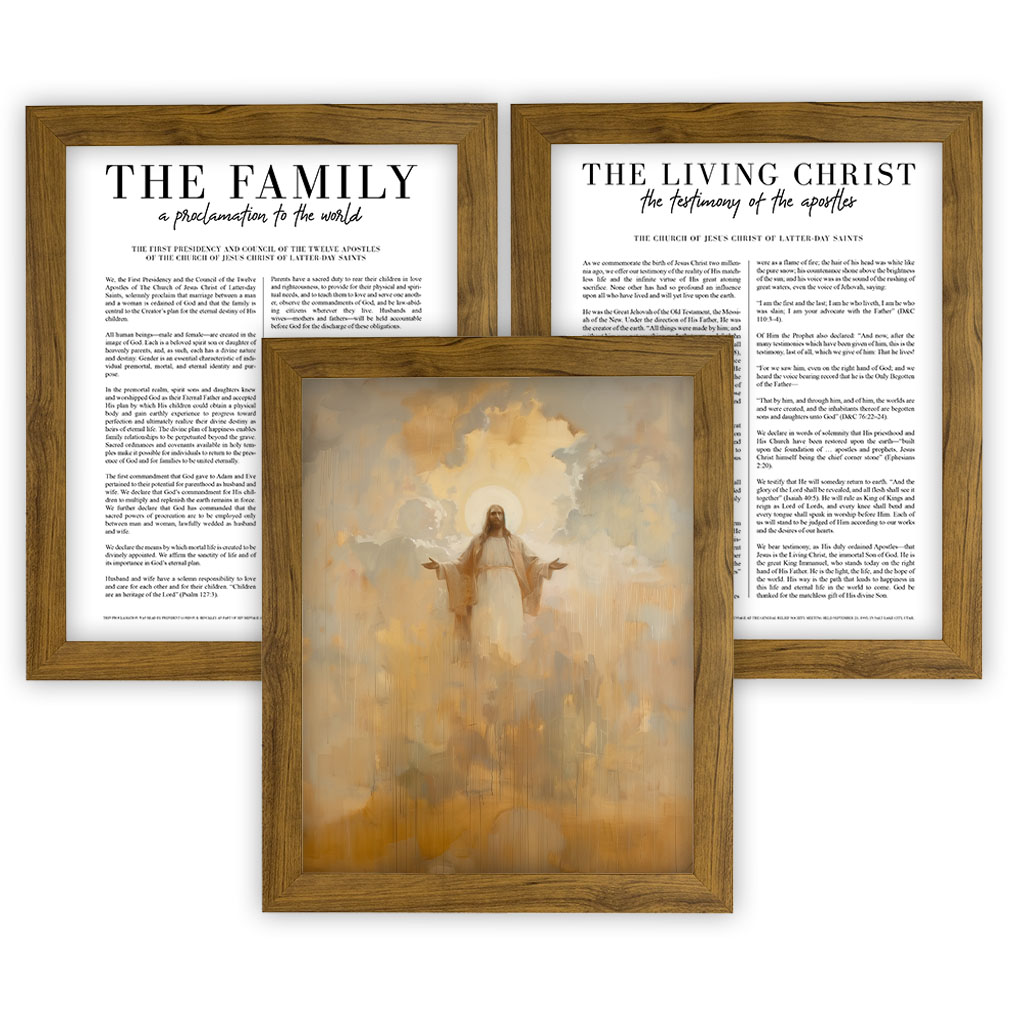 Dawning of a Brighter Day Proclamation Set - Framed/Unframed Wall Art - LDP-ART-PRO-SET-DBD