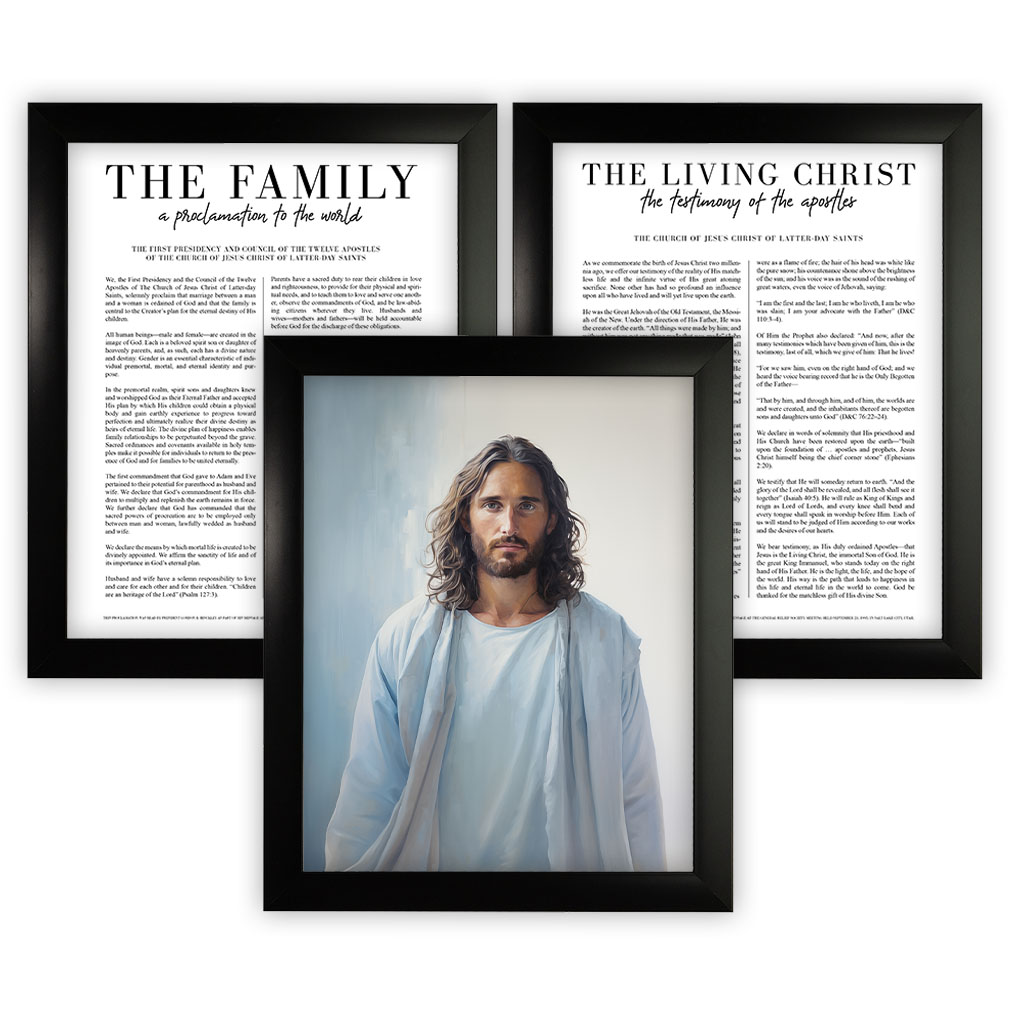 Living Water Proclamation Set - Framed/Unframed Wall Art - LDP-ART-PRO-SET-LW