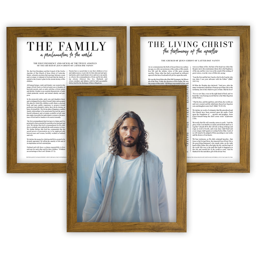 Living Water Proclamation Set - Framed/Unframed Wall Art - LDP-ART-PRO-SET-LW