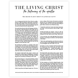 Classic Living Christ Proclamation - Framed/Unframed