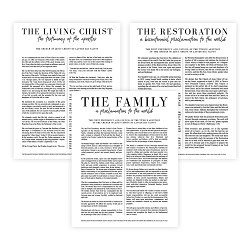 Classic Church Proclamation Set - Framed/Unframed