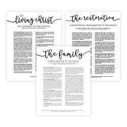 Modern Church Proclamation Set - Framed/Unframed