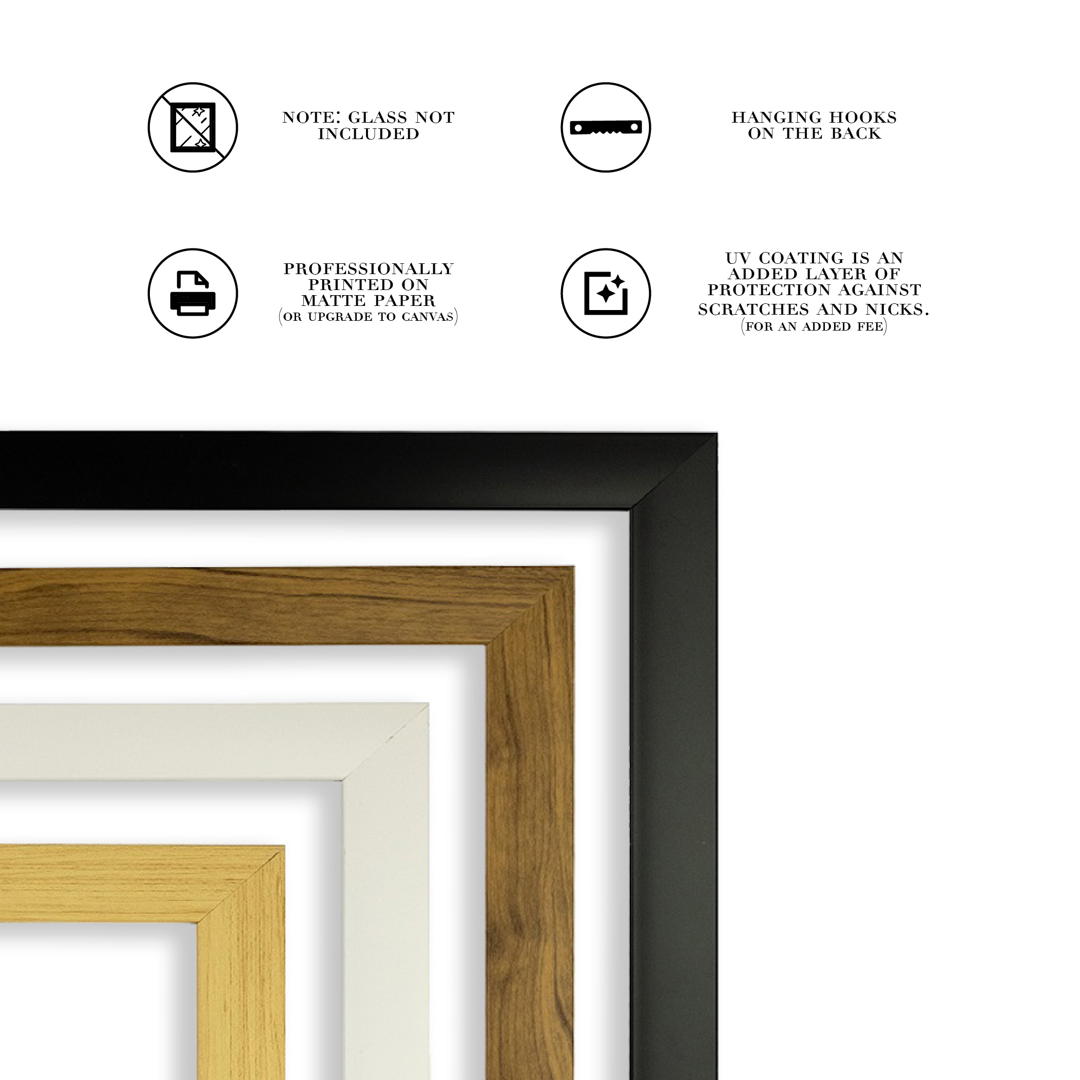 The Word - Framed/Unframed Wall Art - LDP-ART-DA-WORD