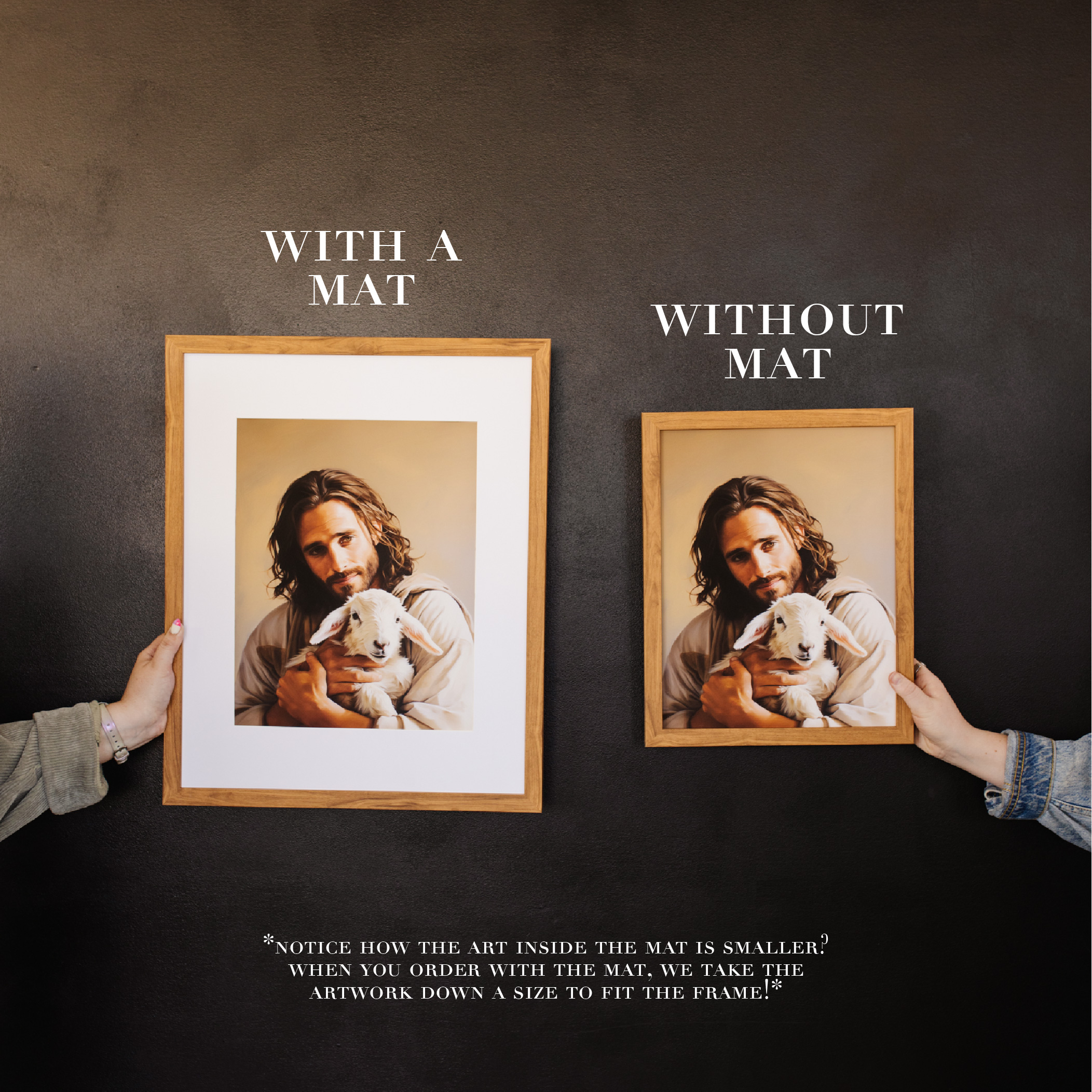 The Word - Framed/Unframed Wall Art - LDP-ART-DA-WORD