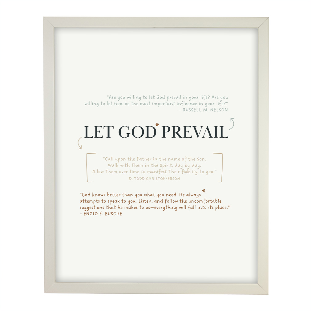 Let God Prevail Annotation Art - Framed/Unframed - LDP-ART-AA-LGPA
