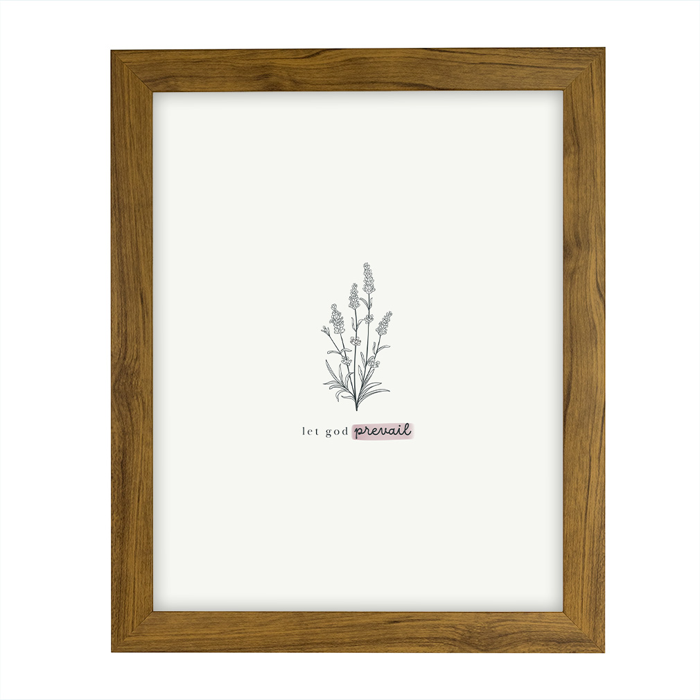 Let God Prevail Wall Art - Framed/Unframed - LDP-ART-WA-LGPF