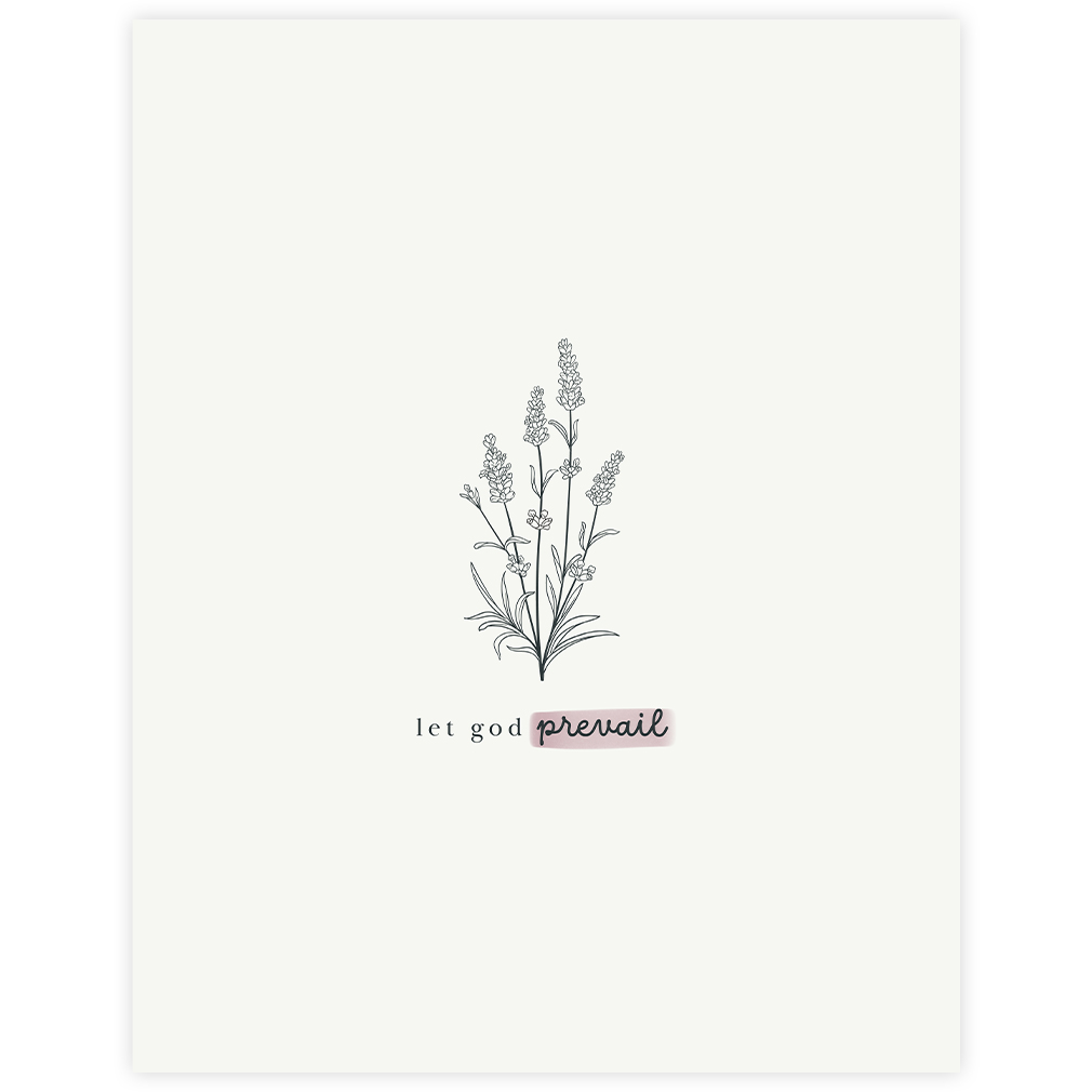 Let God Prevail Wall Art - Framed/Unframed - LDP-ART-WA-LGPF