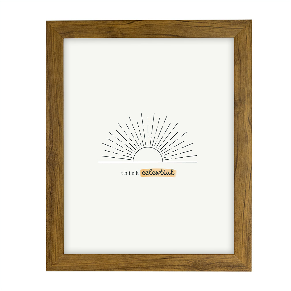 Think Celestial Wall Art - Framed/Unframed - LDP-ART-WA-TC