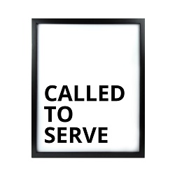 Called to Serve LDS Quote Wall Art - Modern Called to Serve LDS Quote Wall Art, lds quote wall art, lds wall art, framed lds quote, word art