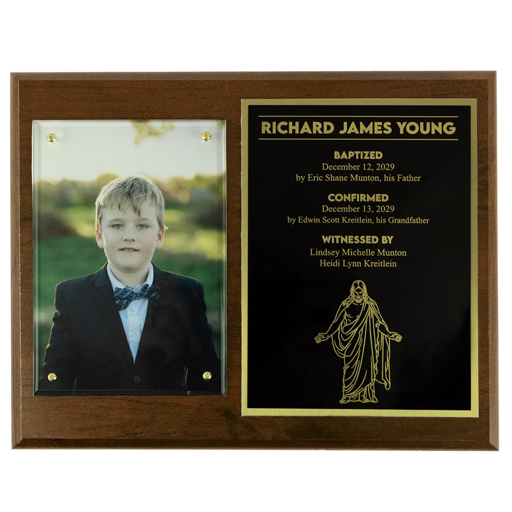 Boy's Baptism Plaque - LDP-BAPTPLQ-BOY