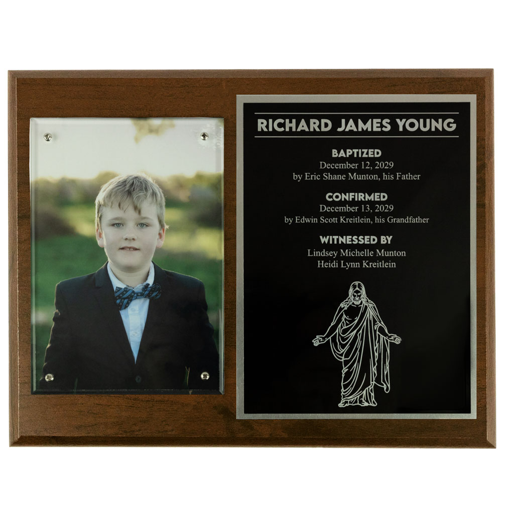 Boy's Baptism Plaque - LDP-BAPTPLQ-BOY