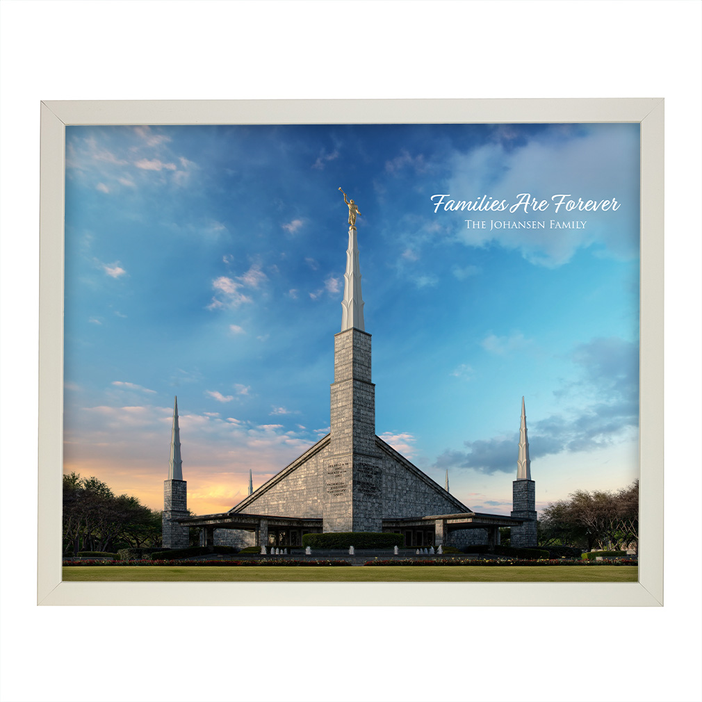 Dallas Temple - Cool Evening - LDP-ART-DALLAS-COOL-EVENING