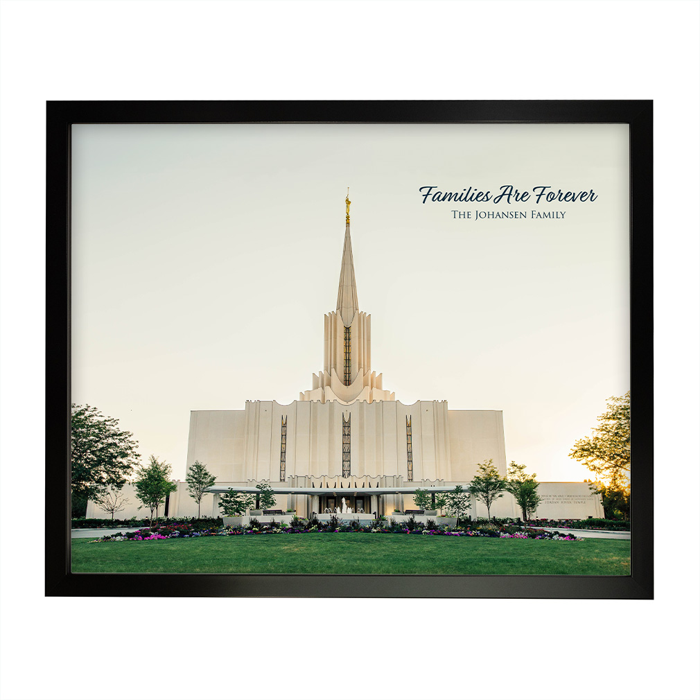 Jordan River Temple - Golden Light - LDP-ART-JRDRIV-GOLDEN-LIGHT